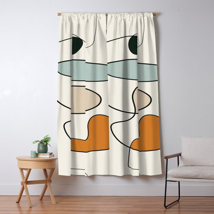 Abstract Line 14 Window Curtain Gallery Image 5