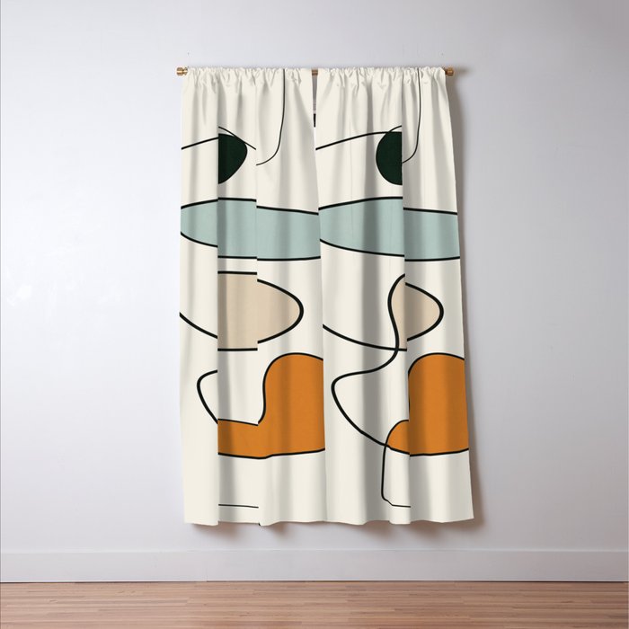 Abstract Line 14 Window Curtain Gallery Image 3