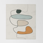 Abstract Line 14 Throw Blanket Gallery Image 2