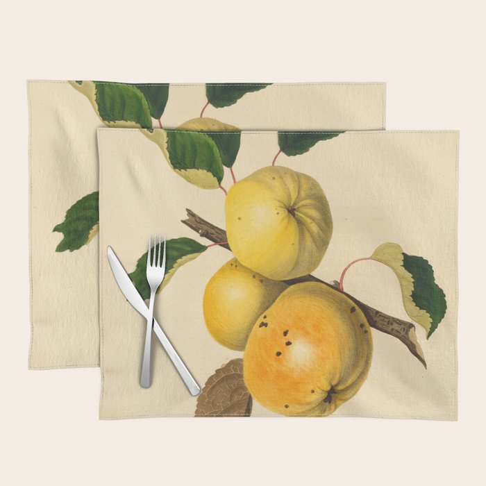 The Yellow Elliot Apple (1811) Placemat Gallery Image 1