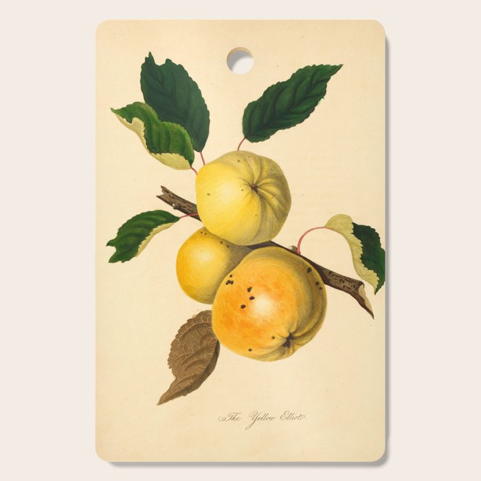 The Yellow Elliot Apple (1811) Cutting Board Gallery Image 1