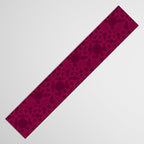 Abstract Minimalism in Raspberry Table Runner Gallery Image 3