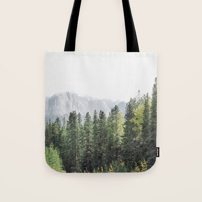 Treeline - Nature and Landscape Photography Tote Bag Gallery Image 1