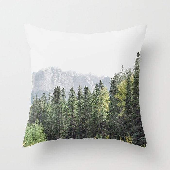 Treeline - Nature and Landscape Photography Throw Pillow Gallery Image 6