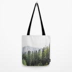 Treeline - Nature and Landscape Photography Tote Bag Gallery Image 2