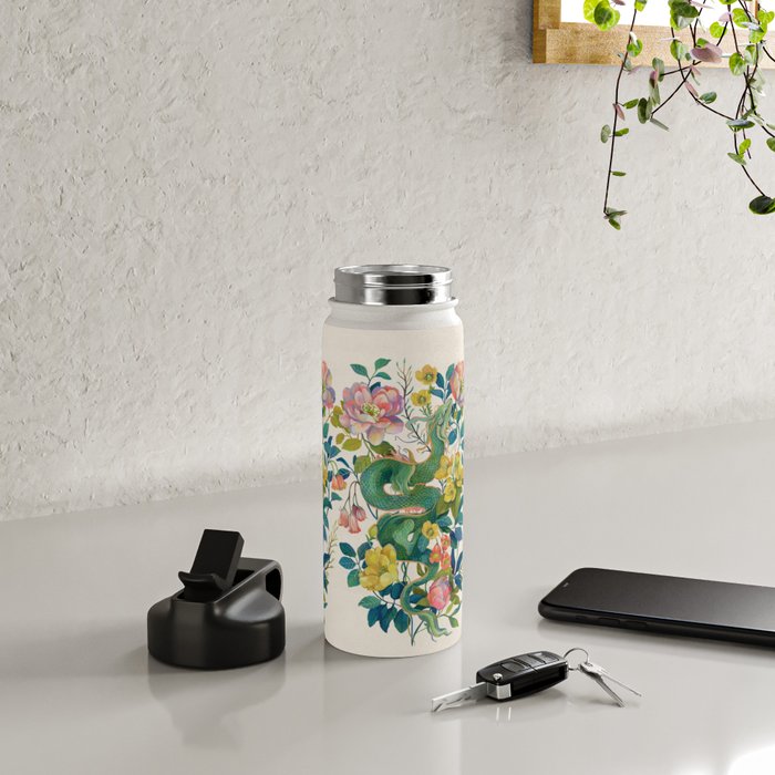 Floral Dragon Water Bottle Gallery Image 4