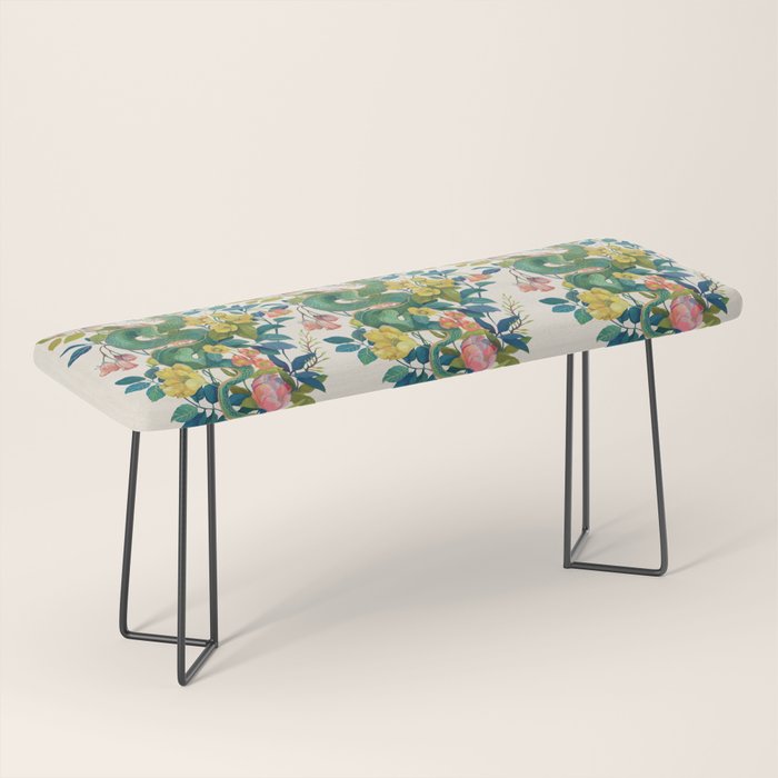 Floral Dragon Bench Gallery Image 1