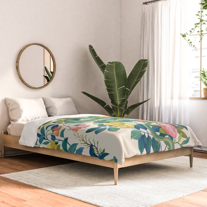 Floral Dragon Comforter Gallery Image 2