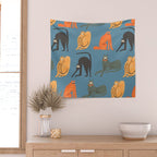 Badass gang cats Wall Tapestry Gallery Image 2