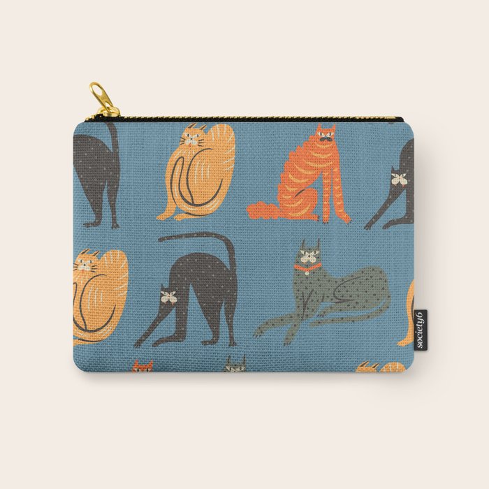 Badass gang cats Carry All Pouch Gallery Image 1