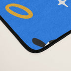 Playful Dogs Pattern Cobalt Blue Desk Mat Gallery Image 4