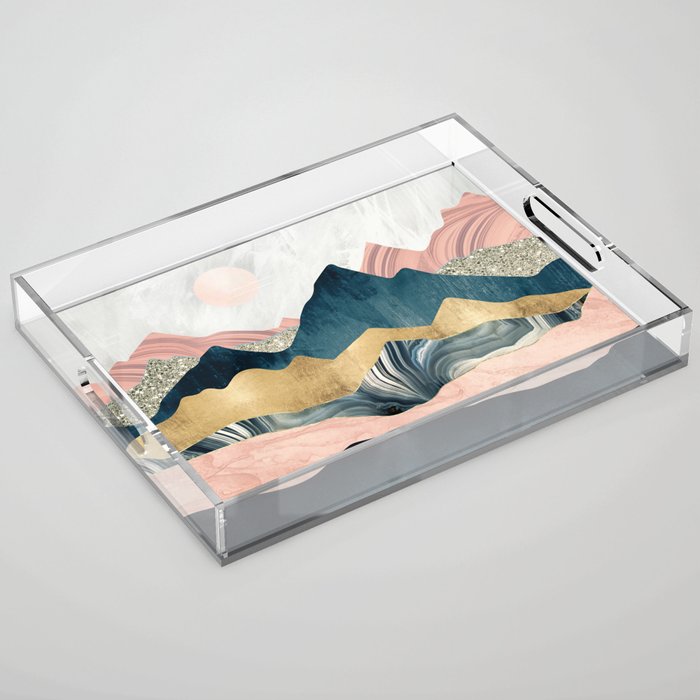 Plush Peaks Acrylic Tray Gallery Image 1