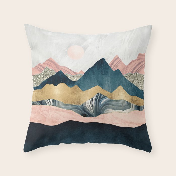 Plush Peaks Throw Pillow Gallery Image 6
