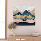 Plush Peaks Wall Tapestry Gallery Image 2