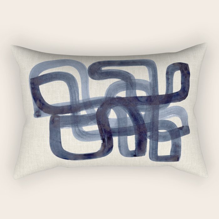 Blue Butterfly  Rectangular Pillow Gallery Image 2