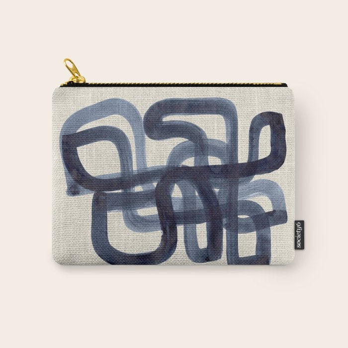 Blue Butterfly  Carry All Pouch Gallery Image 1