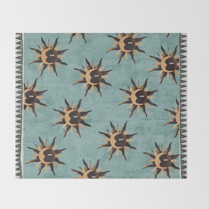 Bohemian Sun 2 Throw Blanket Gallery Image 2