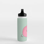 Pink And Green Colorful Cowboy Hat Water Bottle Gallery Image 3