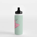 Pink And Green Colorful Cowboy Hat Water Bottle Gallery Image 2