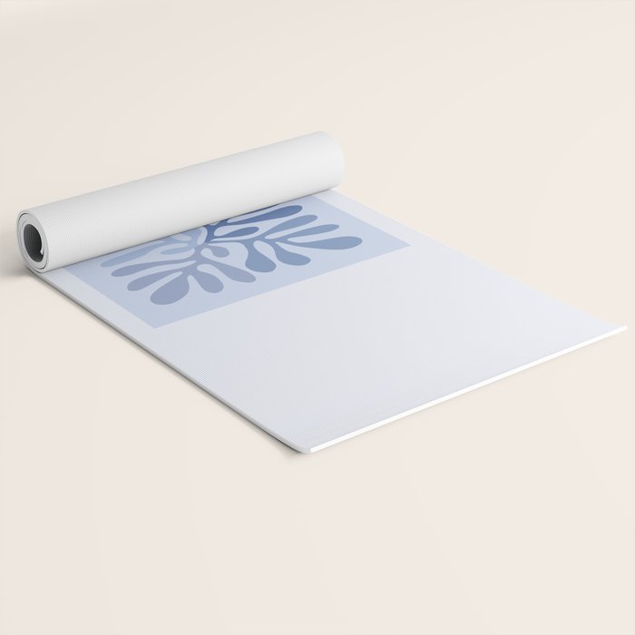 Blue Matisse Exhibition Poster - Light Blue Henri Matisse Cut Outs Vintage Poster Matisse Yoga Mat Gallery Image 2