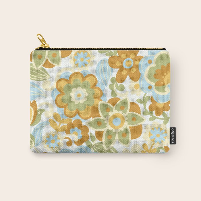 1970s Light Paisley Pattern Carry All Pouch Gallery Image 1