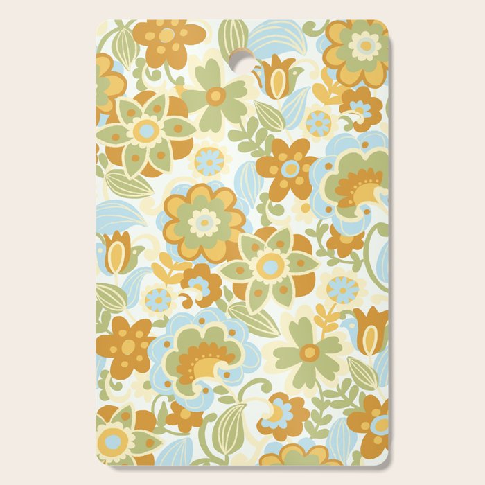 1970s Light Paisley Pattern Cutting Board Gallery Image 1