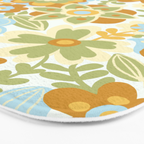 1970s Light Paisley Pattern Bath Mat Gallery Image 3