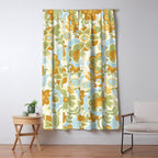 1970s Light Paisley Pattern Window Curtain Gallery Image 5