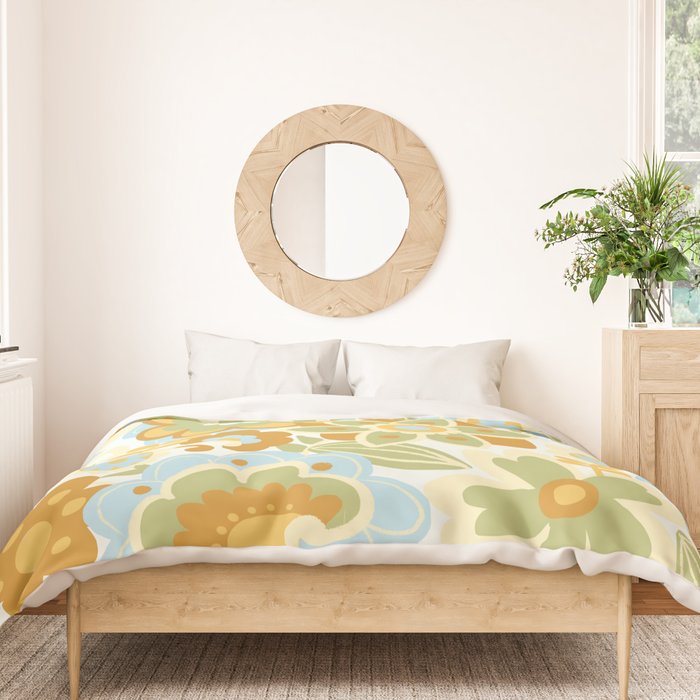 1970s Light Paisley Pattern Duvet Cover Gallery Image 3