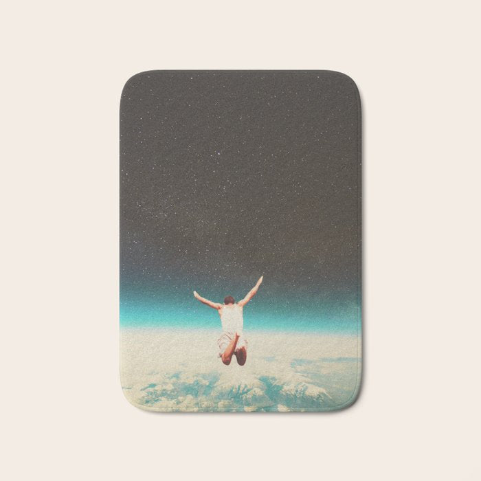 Falling with a hidden smile Bath Mat Gallery Image 1