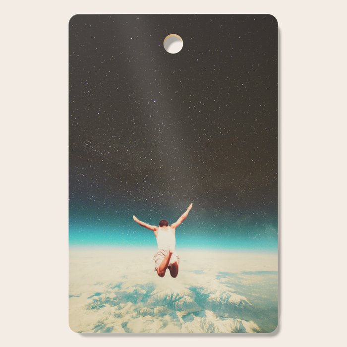 Falling with a hidden smile Cutting Board Gallery Image 1