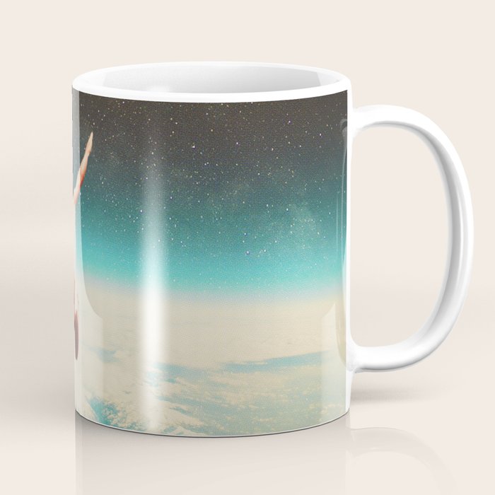 Falling with a hidden smile Coffee Mug Gallery Image 1