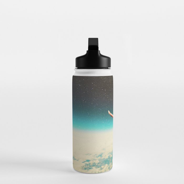 Falling with a hidden smile Water Bottle Gallery Image 3
