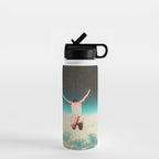 Falling with a hidden smile Water Bottle Gallery Image 1