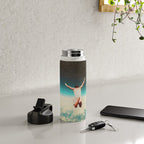 Falling with a hidden smile Water Bottle Gallery Image 5