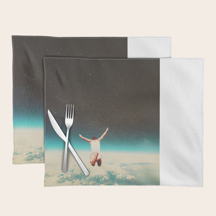 Falling with a hidden smile Placemat Gallery Image 1