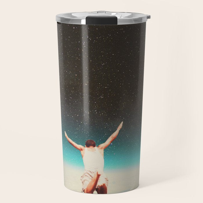 Falling with a hidden smile Travel Mug Gallery Image 1