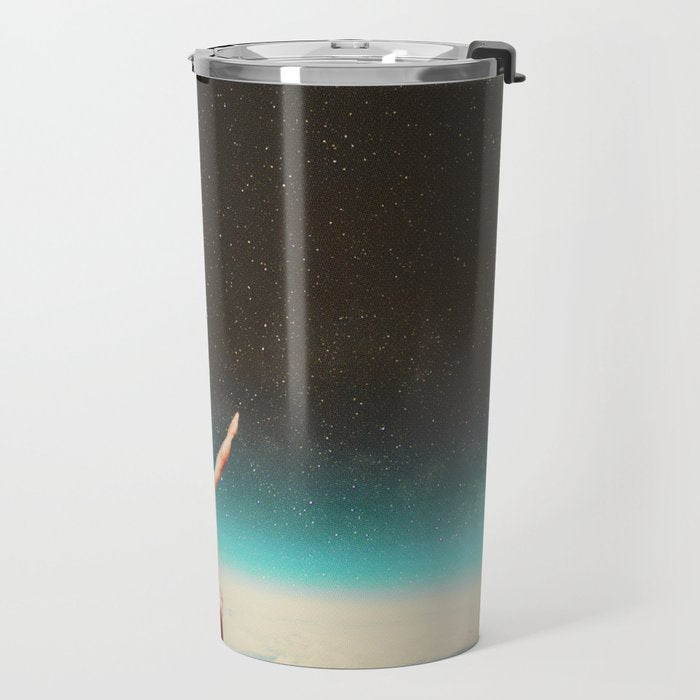 Falling with a hidden smile Travel Mug Gallery Image 2