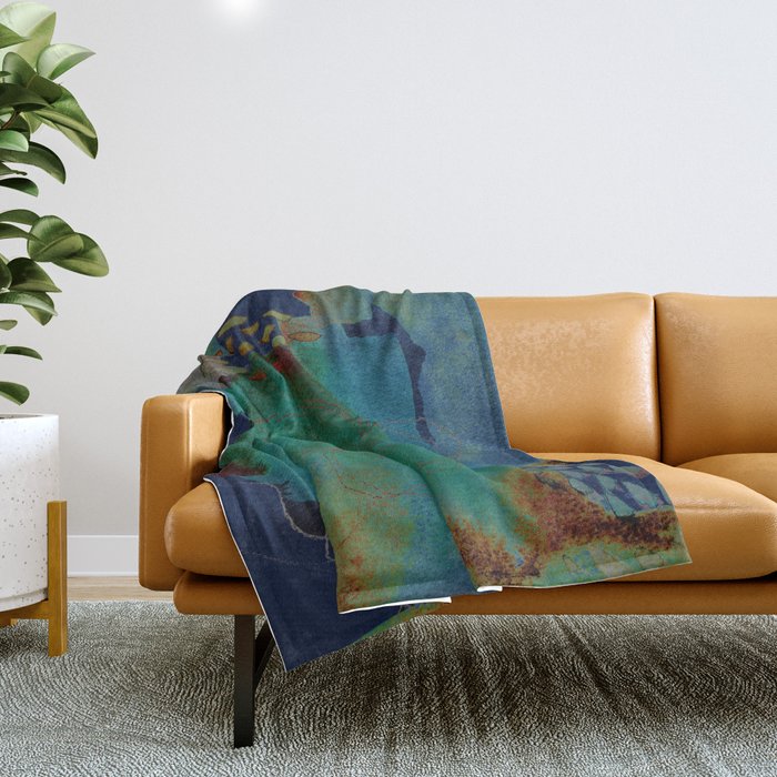 abstract no. 244 Throw Blanket Gallery Image 1