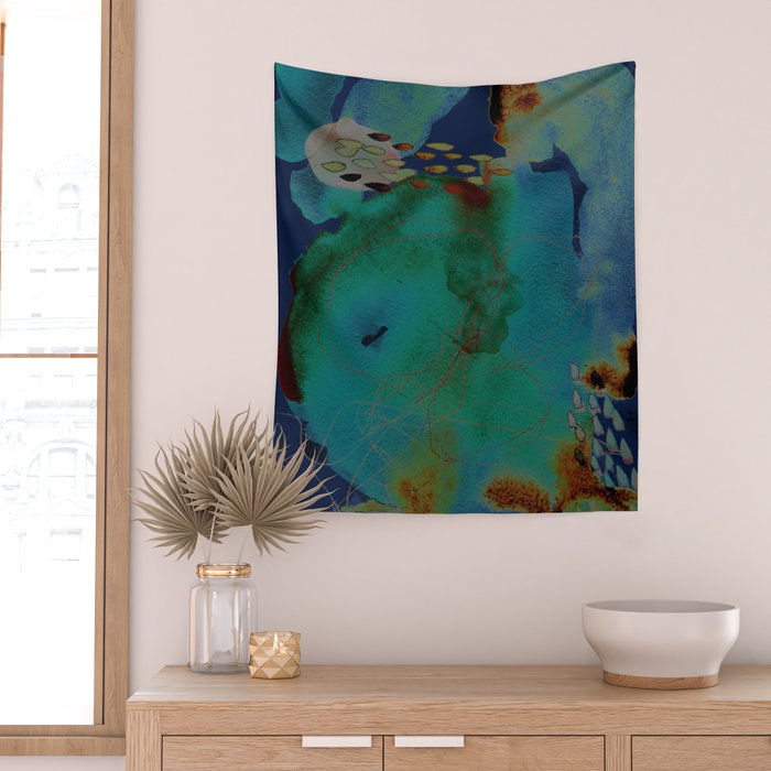 abstract no. 244 Wall Tapestry Gallery Image 2