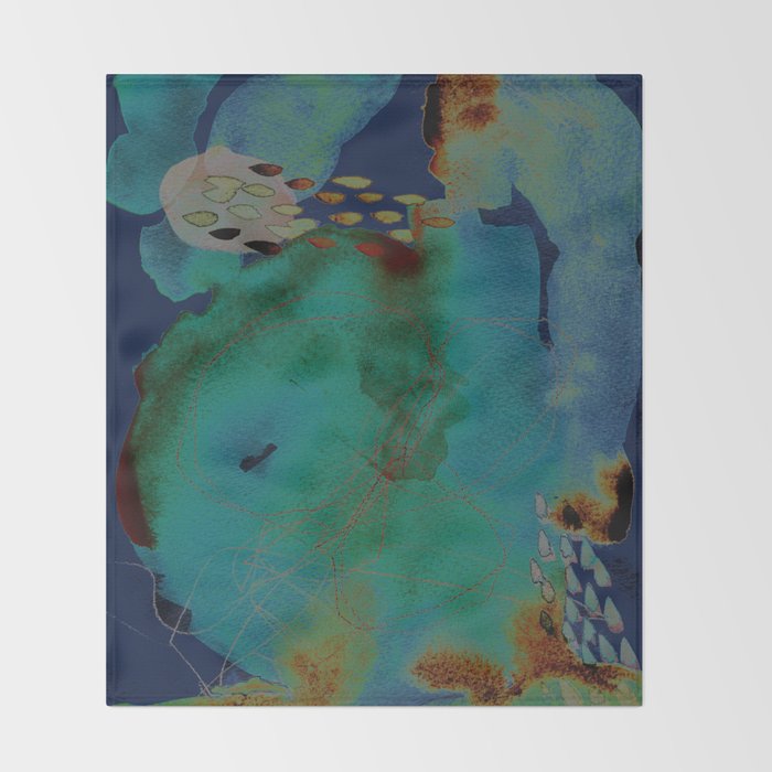 abstract no. 244 Throw Blanket Gallery Image 2