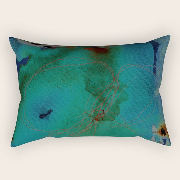 abstract no. 244 Rectangular Pillow Gallery Image 2
