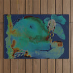 abstract no. 244 Outdoor Rug Gallery Image 1