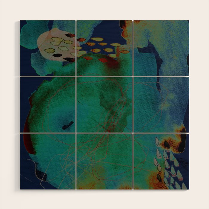 abstract no. 244 Wood Wall Art Gallery Image 1