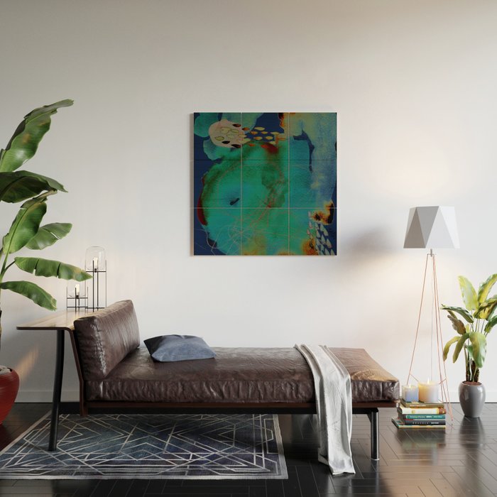 abstract no. 244 Wood Wall Art Gallery Image 2