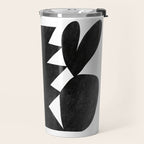 Abstract C009-black Travel Mug Gallery Image 2
