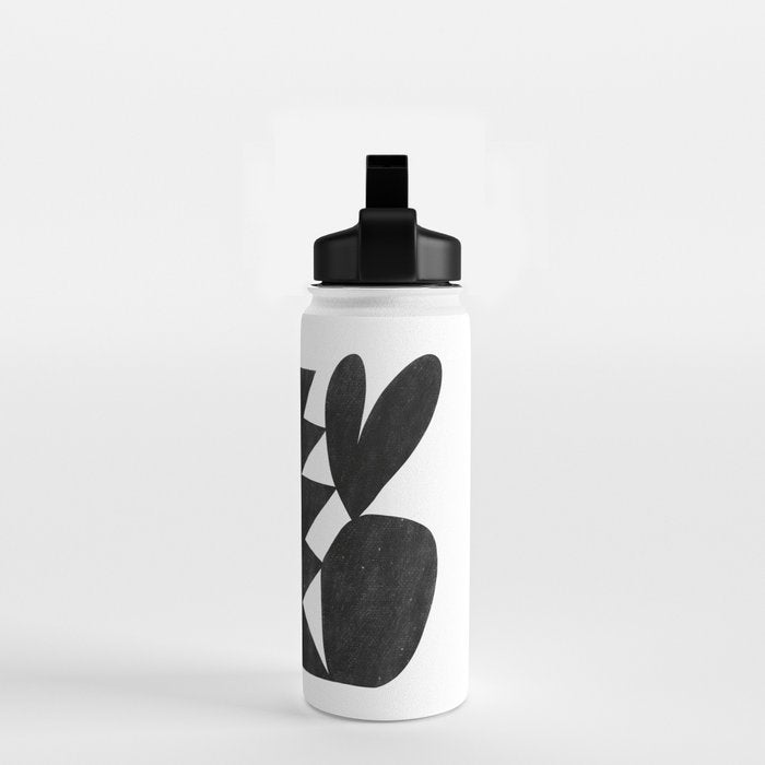 Abstract C009-black Water Bottle Gallery Image 2