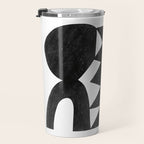 Abstract C009-black Travel Mug Gallery Image 3