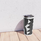 Abstract C009-black Travel Mug Gallery Image 4