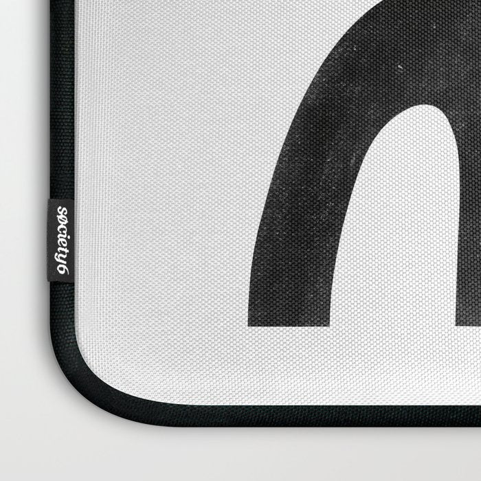 Abstract C009-black Laptop Sleeve Gallery Image 3
